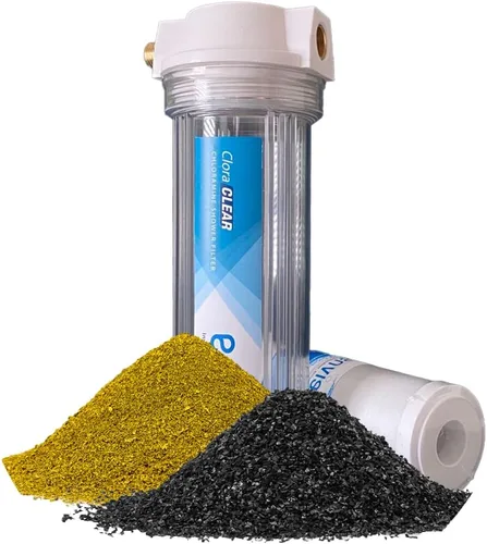 Miniatura 3 de Envig CloraClear - Filtro de ducha de cloramina y sulfuro de hidrógeno, reduce la picazón en la piel seca, pérdida de cabello, caspa, eccema