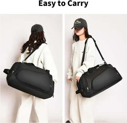 Miniatura 6 de Bolsa de gimnasio impermeable con compartimento para zapatos y humedad para hombresmujeres, bolsas deportivas para entrenamiento, fitness, viajes