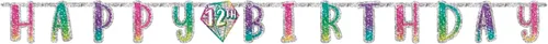Miniatura 12 de Disney Frozen 2 - Cartel jumbo con letras "Add-An-age", 10.5 x 10 pulgadas (paquete de 1), decoración de papel multicolor para fiestas, ideal