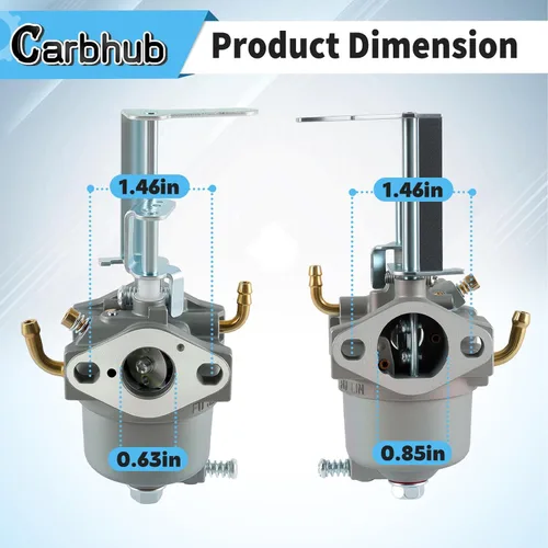 Miniatura 6 de Carbhub Carburador para Power Clear 180 PC180 418ZR 418ZE Toro 119-1980 Toro 38587 38272 38282 38452 soplador de nieve 119-1570 119-1928 119-1977