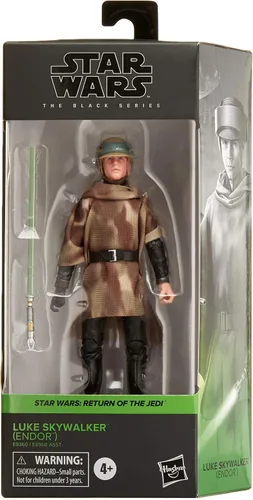STAR WARS The Black Series Luke Skywalker (Endor) - Figura coleccionable de 6 pulgadas a escala de Return of The Jedi, para niños a partir de 4 años