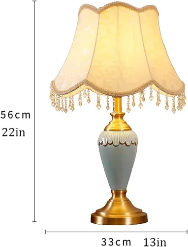Miniatura 2 de Desk Lamp Reading Light Chinese Retro Table Lamp Bedroom Bedside Lamp Living Room Decoration Ceramic Table Lamps Office Desktop Decor Desk Lamp