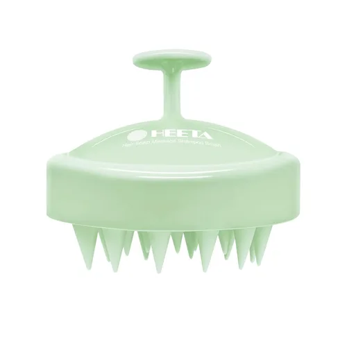 Miniatura 23 de HEETA Masajeador de cuero cabelludo para el crecimiento del cabello, cepillo exfoliante de champú de silicona para el cuero cabelludo