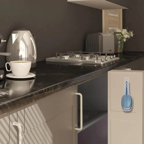 Miniatura 7 de Paquete de 4 cucharas de plástico para recipientes, cuchara de plástico para cubitos de hielo, cucharas de harina, productos secos, granos de café