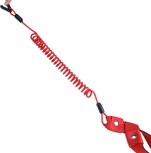 Miniatura 9 de Cordón para interruptor de barco para todos los Yamaha Jet Ski Waverunner, motor fuera de borda marino, correa de muñeca de amarre de parada de Rojo