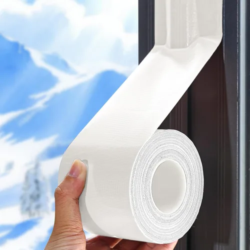 Miniatura 11 de Cinta de sellado de ventana, aislamiento de CA para ventanas alrededor del marco de corriente, 3 pulgadas x 33 pies, bloqueador para aire de calor