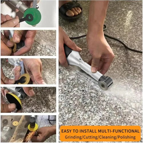 Miniatura 3 de IZIO Kit de Amoladora Eléctrica Multiusos con Troquel – Pulidora y Lijadora de 6 Velocidades Variables, Amoladora Angular Rotatoria Compacta de 1