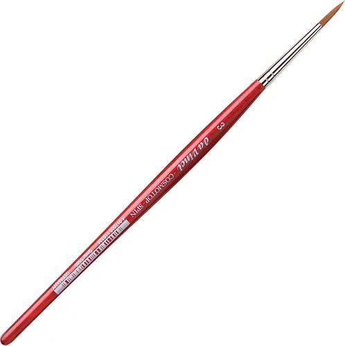 Miniatura 405 de da Vinci Watercolor Series 5580 CosmoTop Spin Pincel de Pintura, Redondo Sintético con Mango Rojo