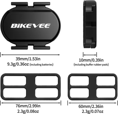Miniatura 6 de Wireless Bike Computer GPS Bundle, Speedometer & Odometer, Cadence Sensor, Auto Backlight & Auto Stop, IPX7 Waterproof, 2.6" LCD Display