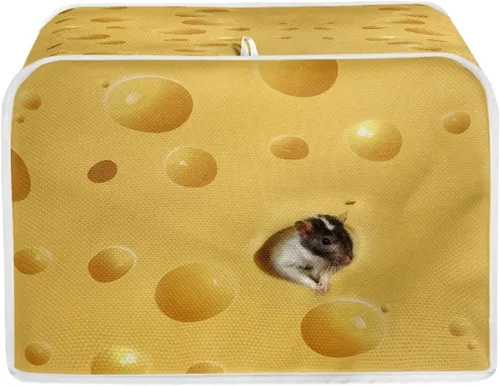 Miniatura 10 de DISNIMO Cubierta para tostadora de 2 rebanadas, tostadora de pan, cubierta a prueba de polvo, cubierta lavable para electrodomésticos pequeños