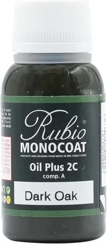 Miniatura 120 de Rubio Monocoat Muestra de Acabado de Aceite para Madera - Puro Aceite Plus Parte A Aceite de Linaza de Secado Rápido y Ecológico para Uso Pure
