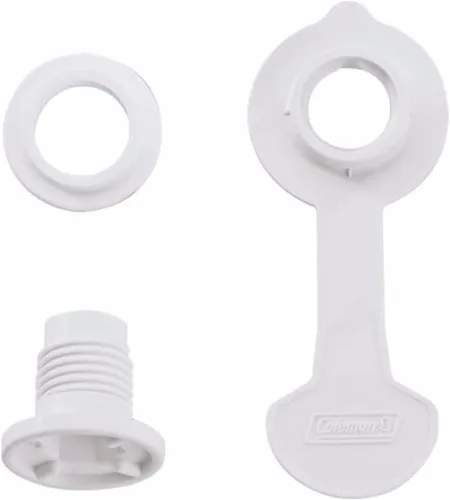 Miniatura 7 de Coleman Conjunto de tapón de drenaje de refrigerador estándar – largo de eje de 1 pulgada