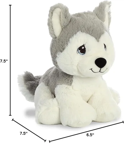 Miniatura 3 de Aurora® Inspirational Precious Moments™ Malakai - Peluche de lobo, recuerdos apreciados, comodidad duradera, color gris, 8.5 pulgadas