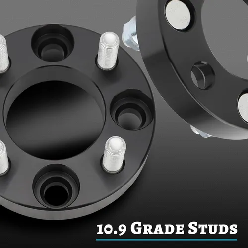 Miniatura 6 de IRONTEK Espaciadores de rueda de 4 x 4 pulgadas, espaciadores forjados de 1 pulgada con orificio de cubo de 2.598 in, pernos de 1/2 pulgadas x 20
