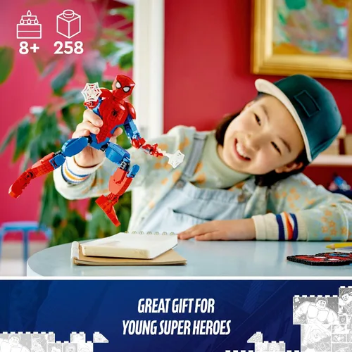 Miniatura 6 de LEGO Marvel Spider-Man - Juguete de construcción, figura de acción totalmente articulada, set de película de superhéroes con elementos de telaraña