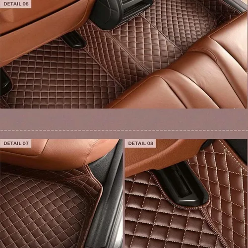 Miniatura 4 de Alfombrillas personalizadas con diamantes para el 97 % de los autos, SUV, deportivos, cobertura completa, lindos tapetes de piso de cuero