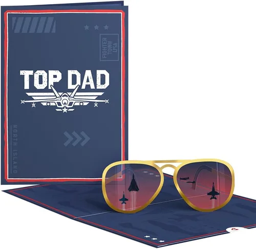 Miniatura 26 de Lovepop Tarjeta emergente con diseño de «Best Pop» para el día del padre, tarjeta de felicitación 3D hecha a mano para papá, tarjeta de amor del día