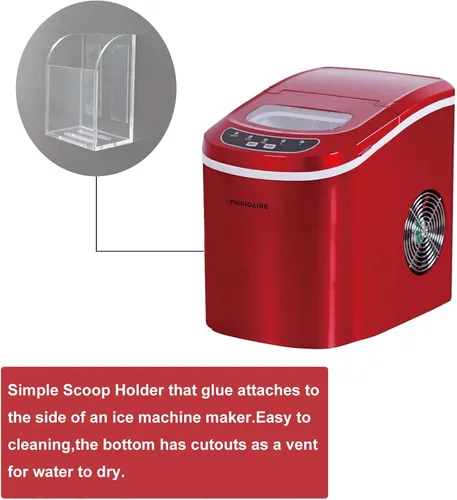 Miniatura 4 de PIAOLGYI Soporte para cuchara para máquina de hielo compatible con máquina de hielo de encimera Frigidaire (pala de hielo no incluida)
