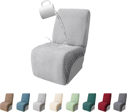 Miniatura 61 de Fundas de sofá reclinable seccional 100% impermeables para sofá reclinable en forma de L, funda de sofá modular de esquina en forma de L, fundas