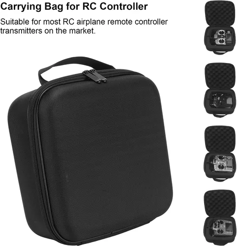 Miniatura 5 de Shanrya Controlador RC, adecuado para la mayoría de los aviones RC transmisor RC Caso protector para controlador AT9/X9D/WFLY 9