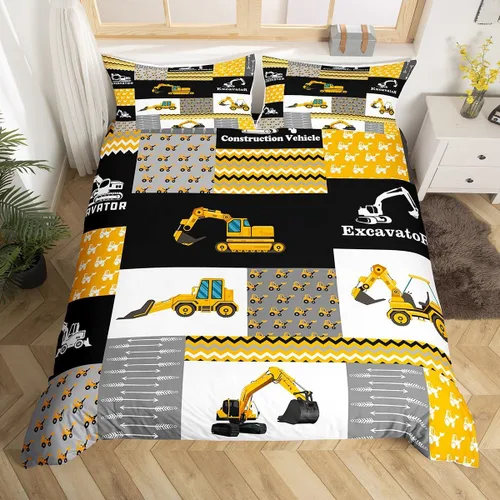 Miniatura 36 de Juego de ropa de cama con diseño de dibujos animados para niñas, niños, mascotas, gatos, funda de edredón con luz de neón, funda de edredón colorida
