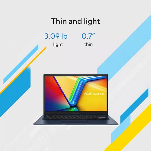Miniatura 9 de ASUS Vivobook 14" FHD Laptop 2025 para Negocios y Estudiantes, Office 2024 de por vida, 6-Core Intel i3 de 13.ª generación (hasta 4.5GHz), 40GB