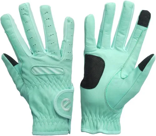 eGlove eQUEST GripPro Guantes de Cuero con Pantalla Táctil para Equitación