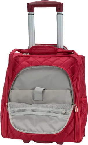 Miniatura 6 de Rockland Melrose - Maleta con ruedas, de porte vertical, para caber debajo del asiento, Rojo), BF31-RED