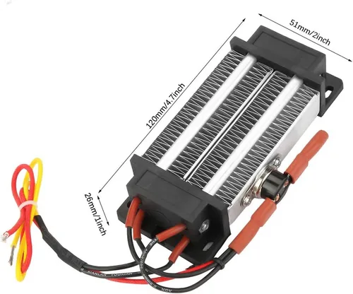 Miniatura 2 de Calentador de aire, 110 V, 200 W/300 W, calentador de aire de cerámica aislado para aire acondicionado, calentador eléctrico, instrumento, aparato
