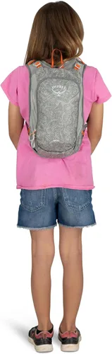 Miniatura 13 de Osprey Moki 3L Mochila de ciclismo para niños con depósito hidráulico, estampado de dinosaurios hambrientos Estampado De Dino Hambriento