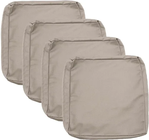 Miniatura 55 de Sqodok - Fundas para cojines de patio de 18 x 18, fundas impermeables para cojines de exterior de repuesto, 2 unidades, fundas para asientos