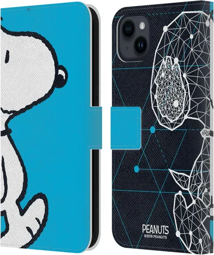 Miniatura 44 de Head Case Designs Funda de piel con licencia oficial de Peanuts Snoopy & Woodstock Balloon Halfs and Laughs para Apple iPhone 7/8/SE 2020 y 2022