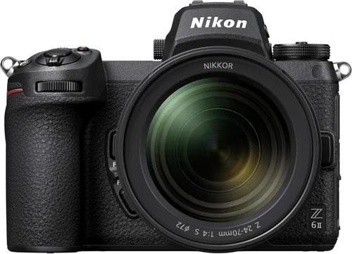 Miniatura 2 de Cuerpo de cámara sin espejo Nikon Z6II + Kit de lente NIKKOR Z 24-70mm f/4 S 1663 Formato FX de fotograma completo 4K UHD con maletín de viaje Deco