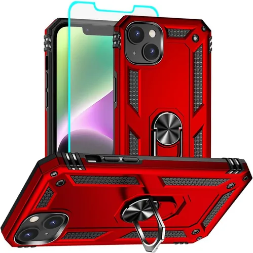 Miniatura 13 de Funda para iPhone 13, iPhone 13, [grado militar de 16 pies probada en caídas], anillo protector a prueba de golpes para iPhone 13, azul