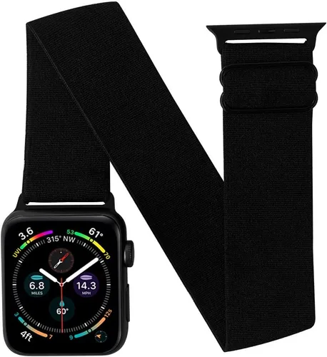 Miniatura 5 de IFCASE Correa elástica para Apple Watch de 49/46/45/1.732 in, 42/41/1.575 in, iWatch Series Ultra 11 10 9 8 7 6 5 4 SE, correa deportiva unisex