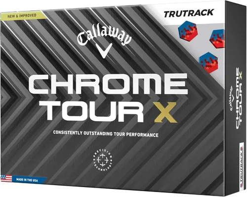 Miniatura 11 de Pelotas de golf Callaway Chrome Tour X Amarillo