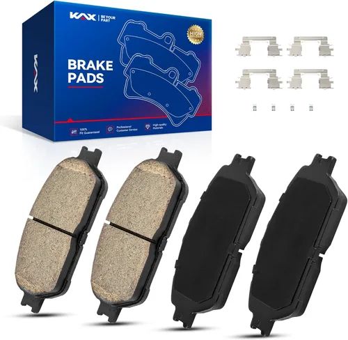 Miniatura 107 de KAX Pastillas de freno D369 Pastillas de freno delanteras de cerámica para C1500 1988-1999, K1500 1988-1999, Ram 1500 1994-1999, K2500 1988-2000