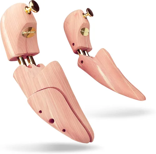 RaxCollection Árbol de zapatos de cedro para hombres y mujeres 1 par Organizador de zapatos de madera español de primera clase Gran regalo