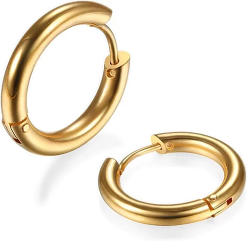 Aretes de acero inoxidable 316L, argollas de 1564, 516, 2564, 716, 1532 y 3564 pulgadas, arracadas hipoalergénicas, para el cartílago, hélix,