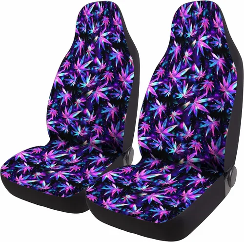Miniatura 45 de GENANY Horror Nightmare Skellington - 2 fundas de asiento delantero para automóvil, camión, SUV, regalos de Navidad, funda de asiento de cubo