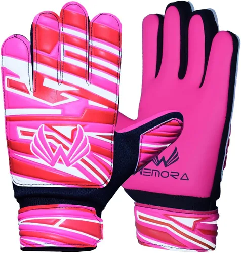 Guantes de portero de fútbol para niños y jóvenes junior de 4mm antideslizantes con agarre fuerte en la palma