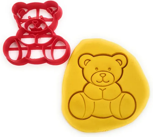 T3D - Cortador de galletas de oso, adecuado para pasteles, galletas y fondant, molde para galletas caseras