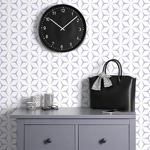 Miniatura 8 de Heroad Papel de Pared para Despegar y Pegar Papel Pintado Moderno en Negro y Blanco Papel de Contacto Boho Geométrico para Gabinetes y Cajones Papel