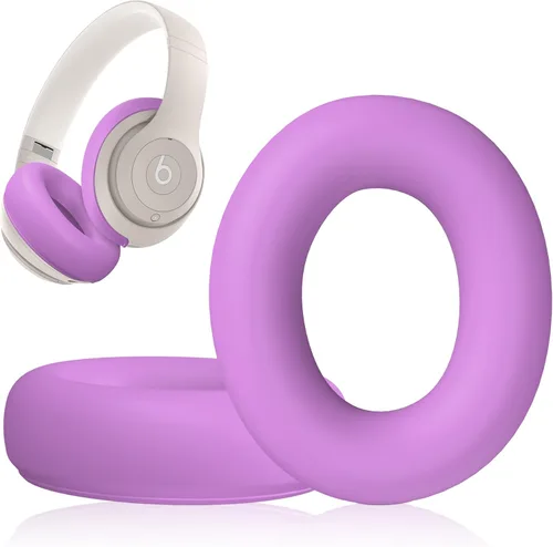 Miniatura 9 de Funda de silicona compatible con Beats Studio Pro, almohadillas de silicona para los oídos, protector para la diadema, antiarañazos, funda