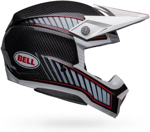 BELL Moto-10 Spherical MIPS - Casco (Rhythm Gloss White/Black - XXL)