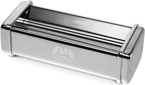 Marcato Bigoli Accesorio para máquina de pasta fresca - Accesorio grueso para cortador de pasta de espagueti, construcción de acero cromado,