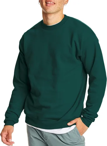Miniatura 23 de Hanes EcoSmart - Sudadera de forro polar con cuello redondo para hombre, disponible en tallas grandes y altas, paquete de 1 o 2