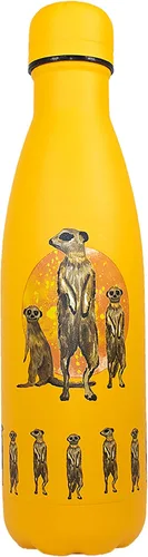 Miniatura 17 de NatureVac - Black Bear de Deluxebase. Botella de agua de acero inoxidable con aislamiento térmico de 17 onzas. Frasco de vacío reutilizable y a