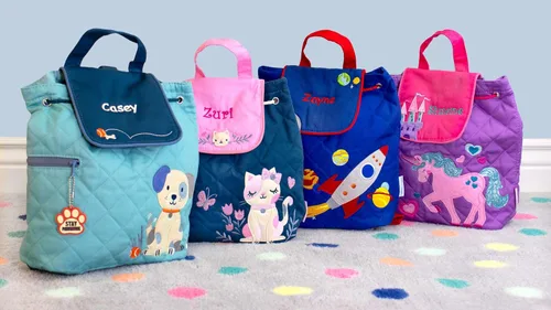 Miniatura 5 de DIBSIES Mochila acolchada personalizada para jardín de infantes, preescolar y guardería, Gato, Niños