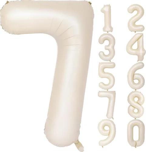Miniatura 158 de SINBEE Globo dorado del número 10, papel de aluminio Mylar de 40 pulgadas, decoración de fiesta reutilizable para cumpleaños, aniversario, Oro